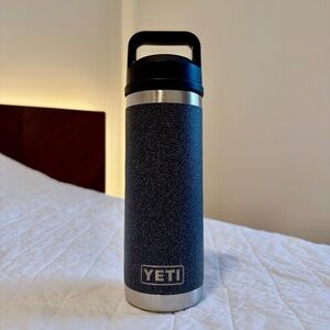 Yeti BLACK STONE Rambler 18 oz Water Bottle with Chug